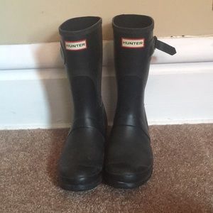 short Hunter rain boot